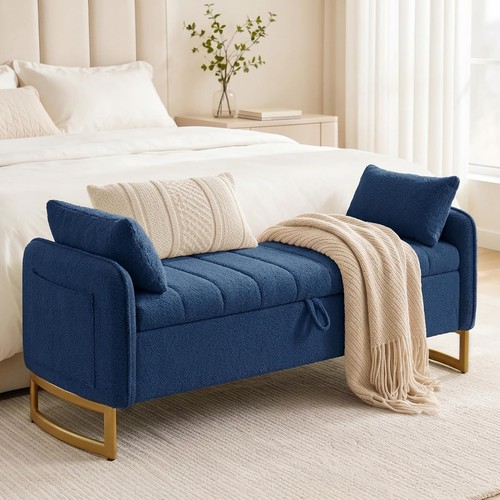 King size storage bench - king,